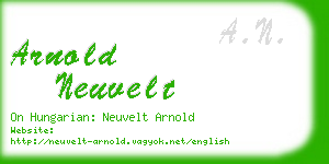 arnold neuvelt business card